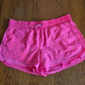 Danskin Pink Swimming Shorts with Elastic Waistband With Lining Size L